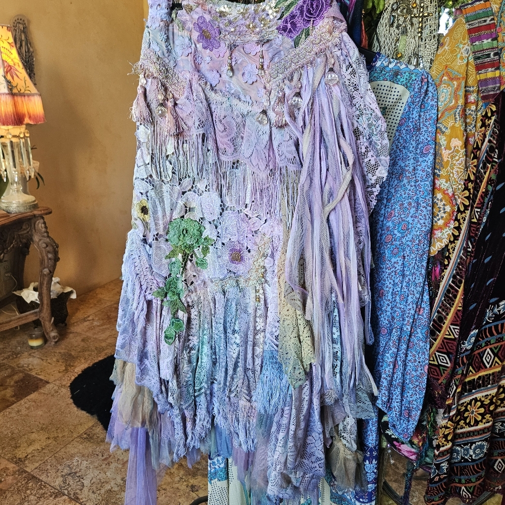 NWOT LACE WRAP SKIRT/DRESS - Picture 4 of 6